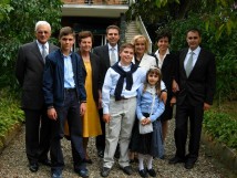 Pasturana - Cresime 2008 - Andrea con i famigliari